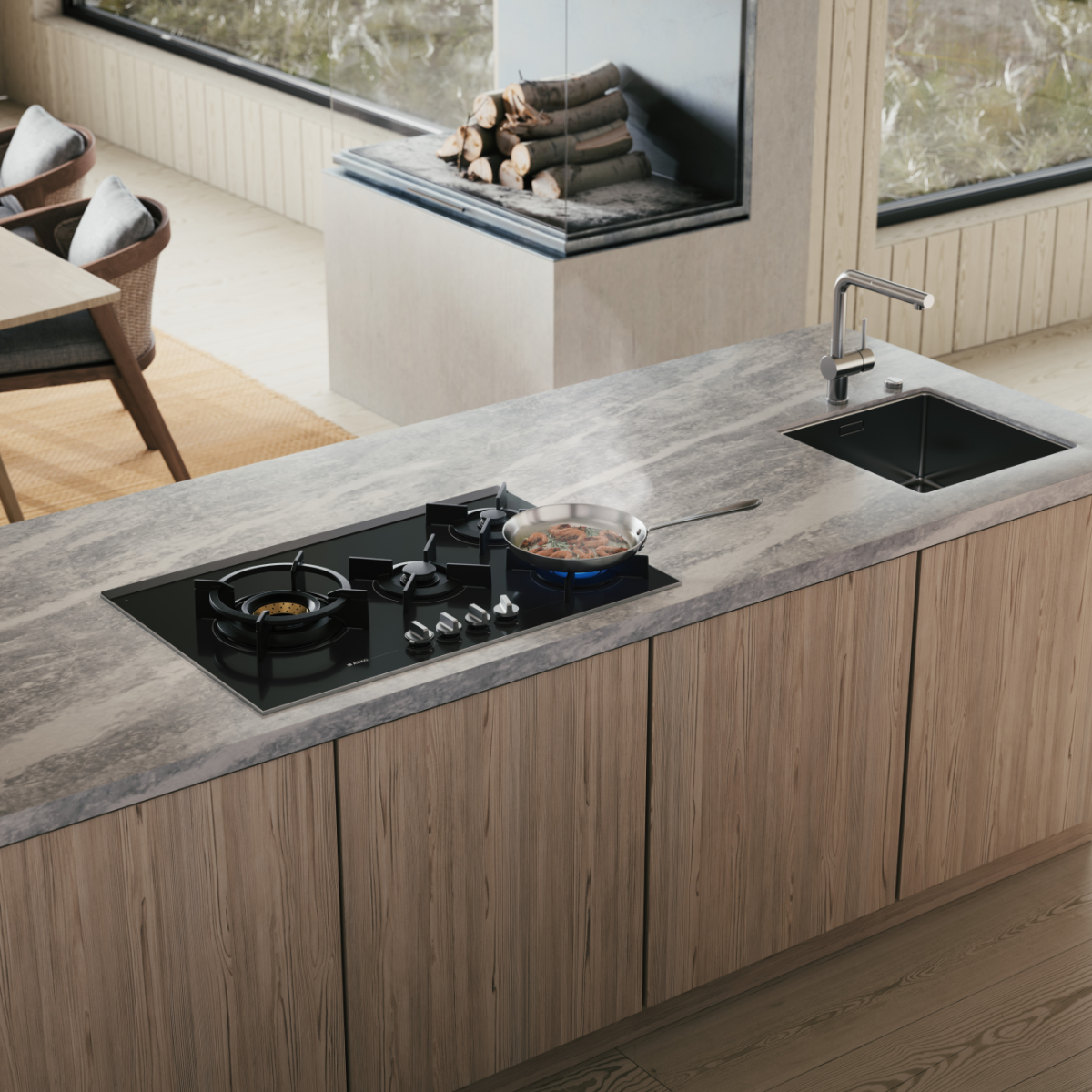 Газовая варочная панель