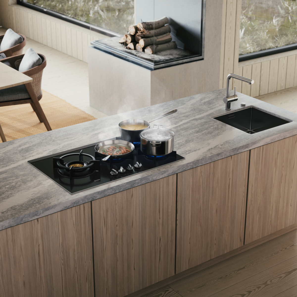 Газовая варочная панель