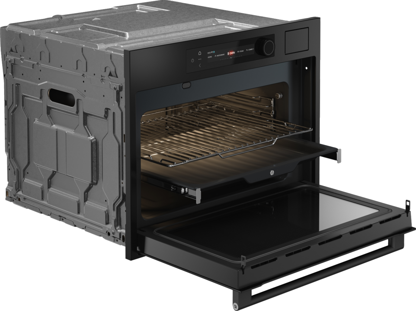 Духовой шкаф с функцией пароварки и СВЧ