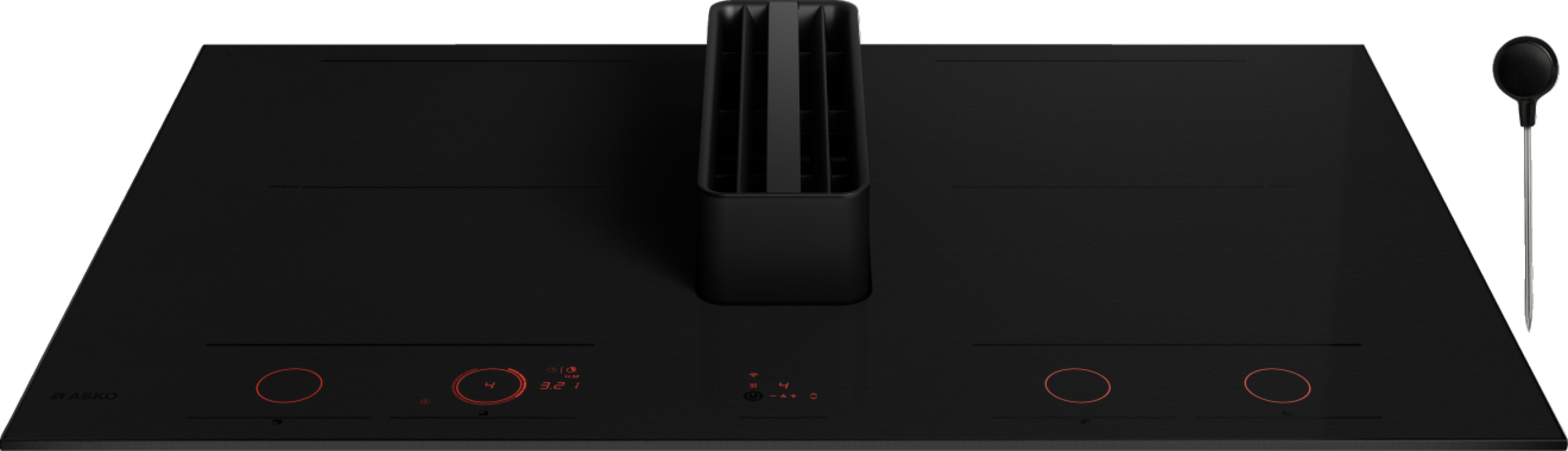 Индукционная варочная панель со встроенной вытяжкой