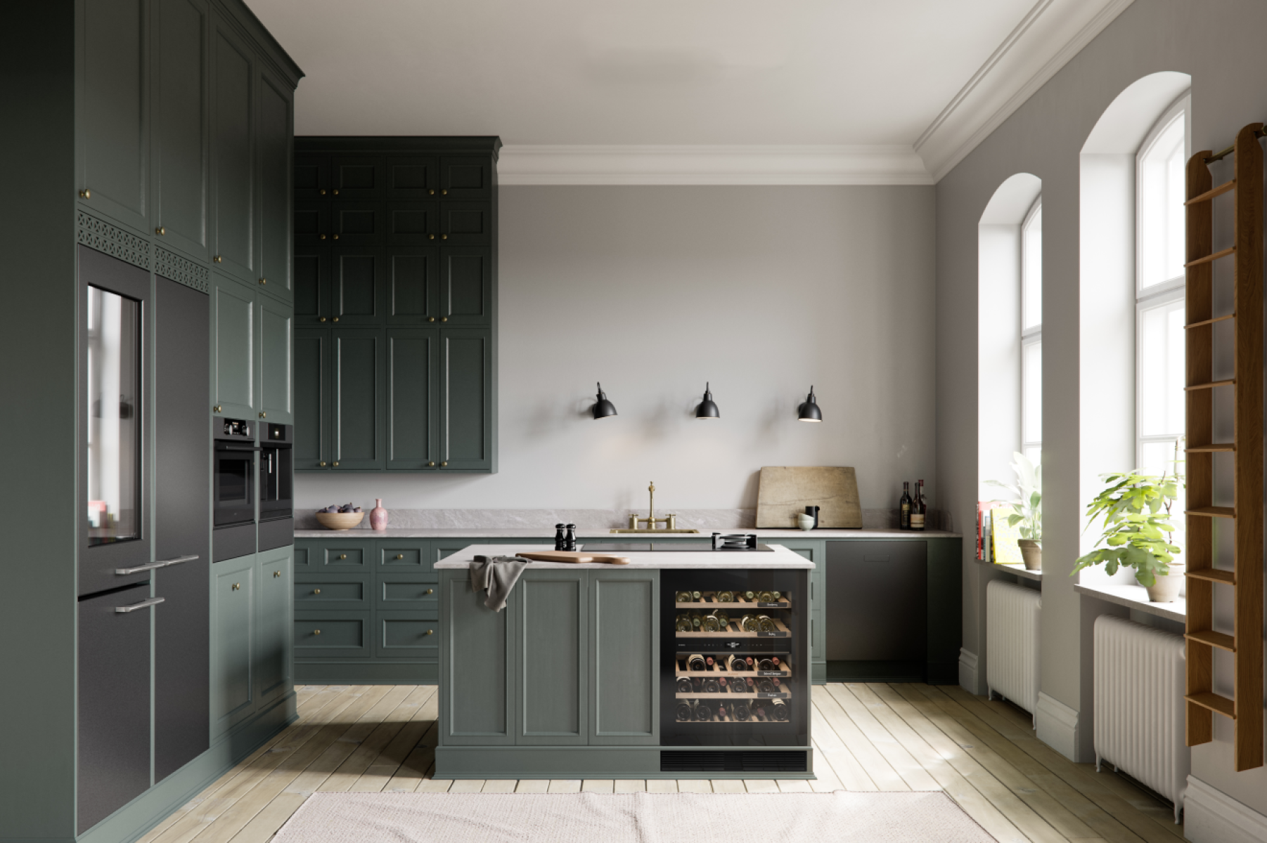 Винный климатический шкаф