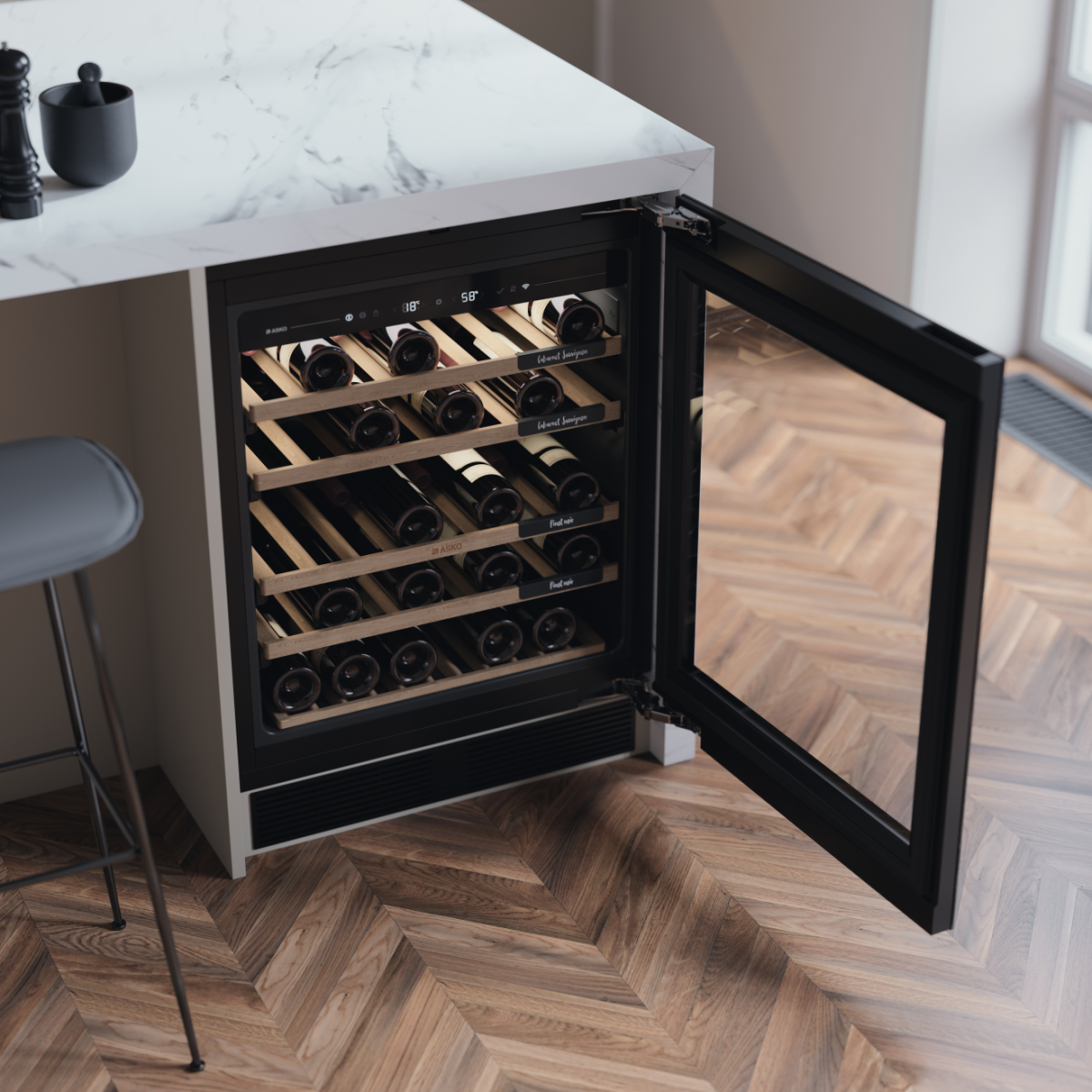 Винный климатический шкаф