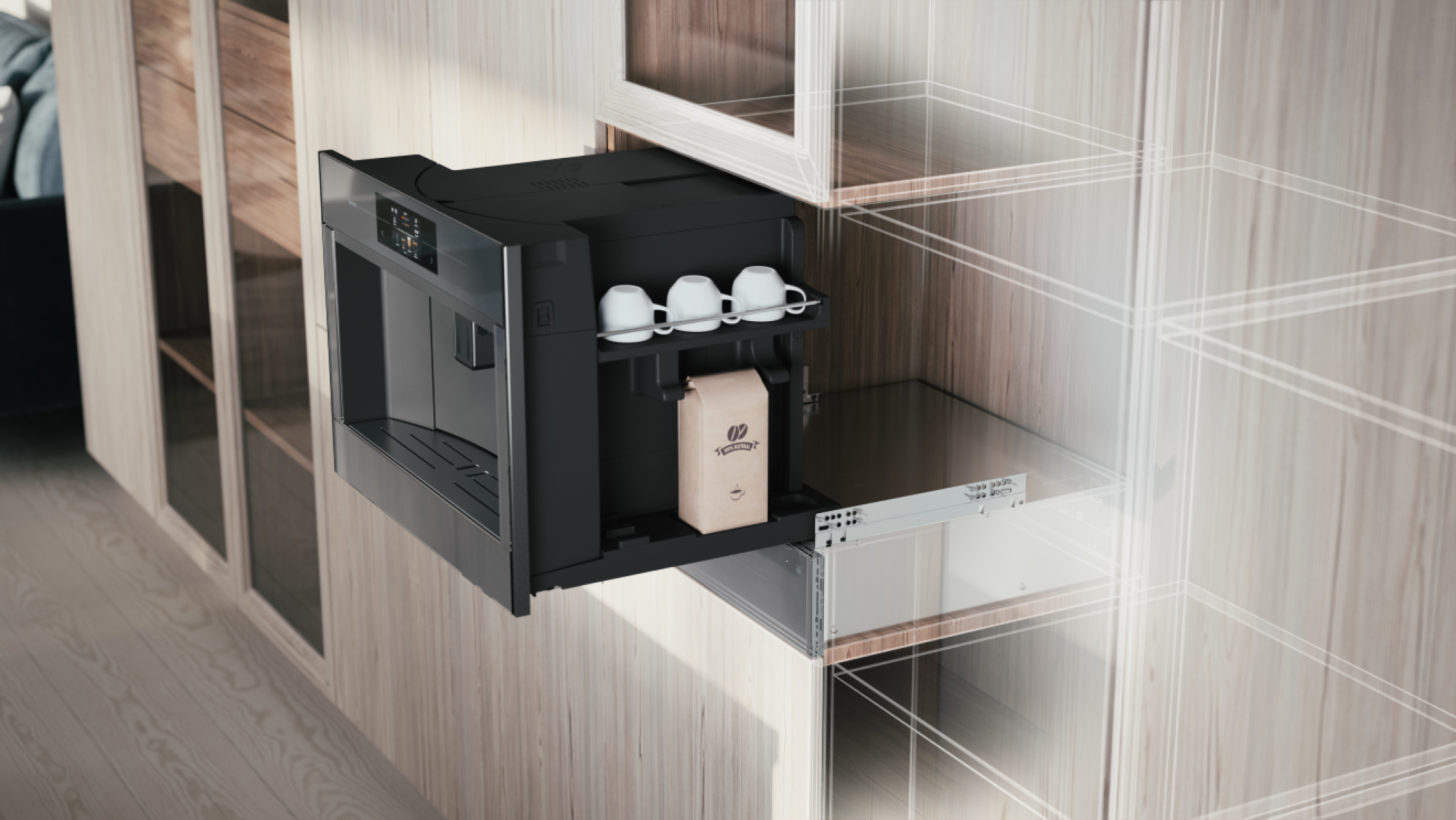 Встраиваемая кофемашина