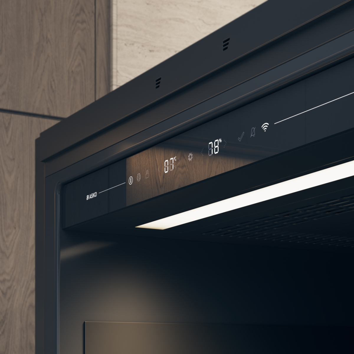 Винный климатический шкаф