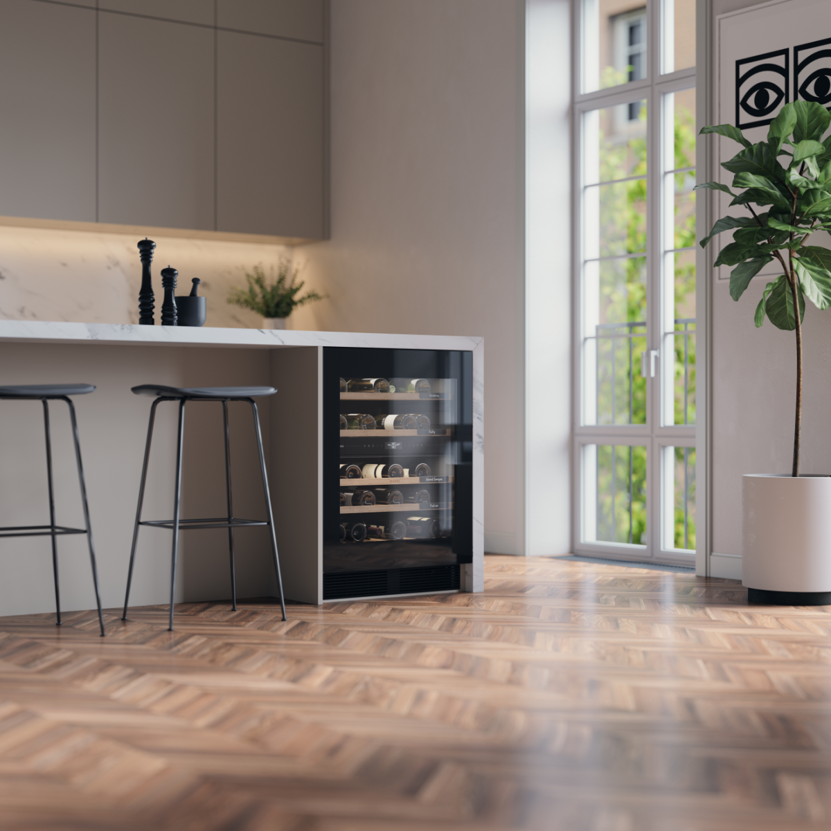 Винный климатический шкаф