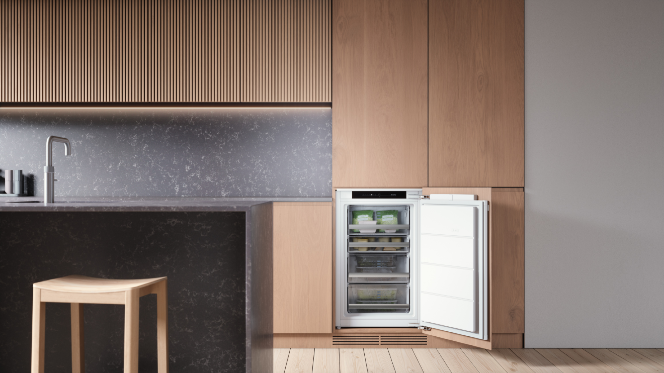 Встраиваемый морозильник